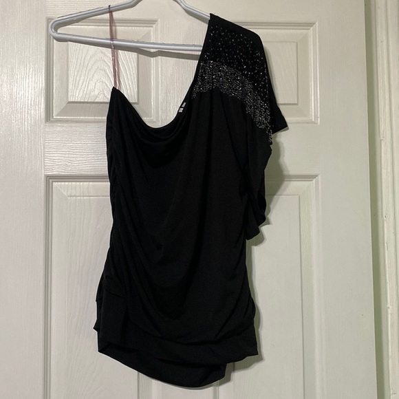 Off the Shoulder Sparkling Top - Picture 1 of 4